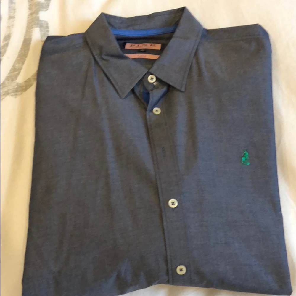 Men’s Thomas Pink casual button down shirt